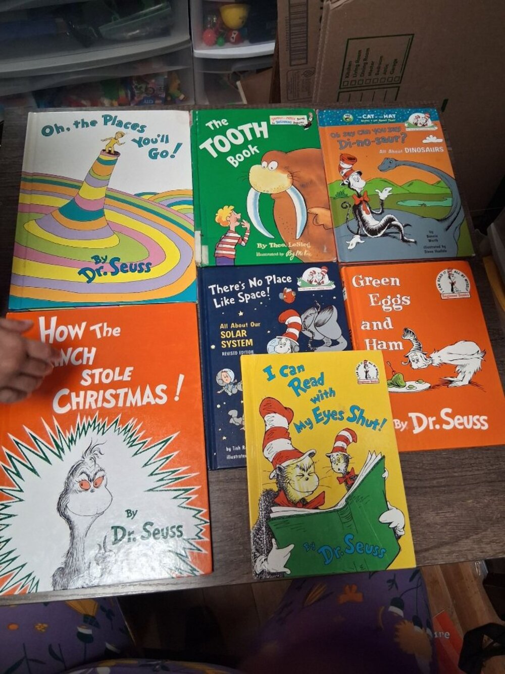 Dr. Seuss Story Hard Cover Book Bundle Kids Reading